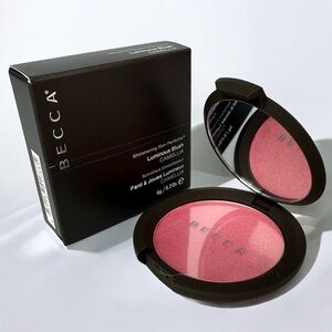 Becca Luminous Blush Camellia - Full Size 0.2oz NEW in Box Shimmering Skin